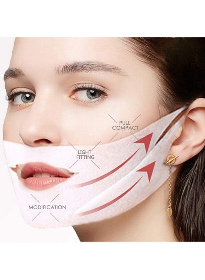 Newvent Women V line Face Mask | Double chin Reducer Mask V Shaped Slimming Face Mask Chin Up Patch For Firming Tightening And Moisturizing skin For Women (Pack Of 1) - Image 3