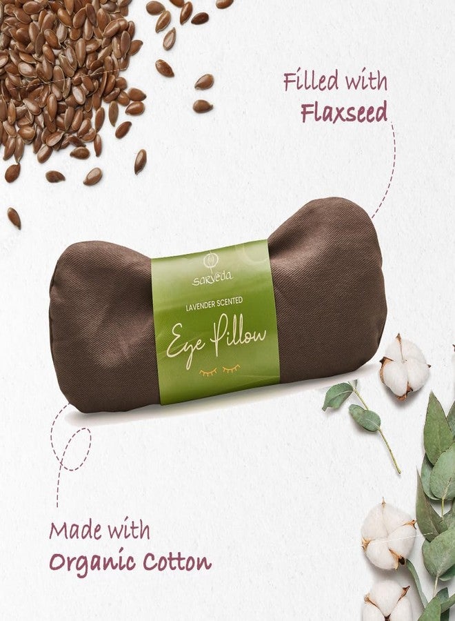 Sarveda Eye Shaped Natural Lavender Scented Eye Pillow | (Sage) - Image 3