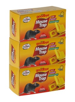 Goodbye Kills Mice Guaranteed Mouse Trap - Pack of 3  - Image 1