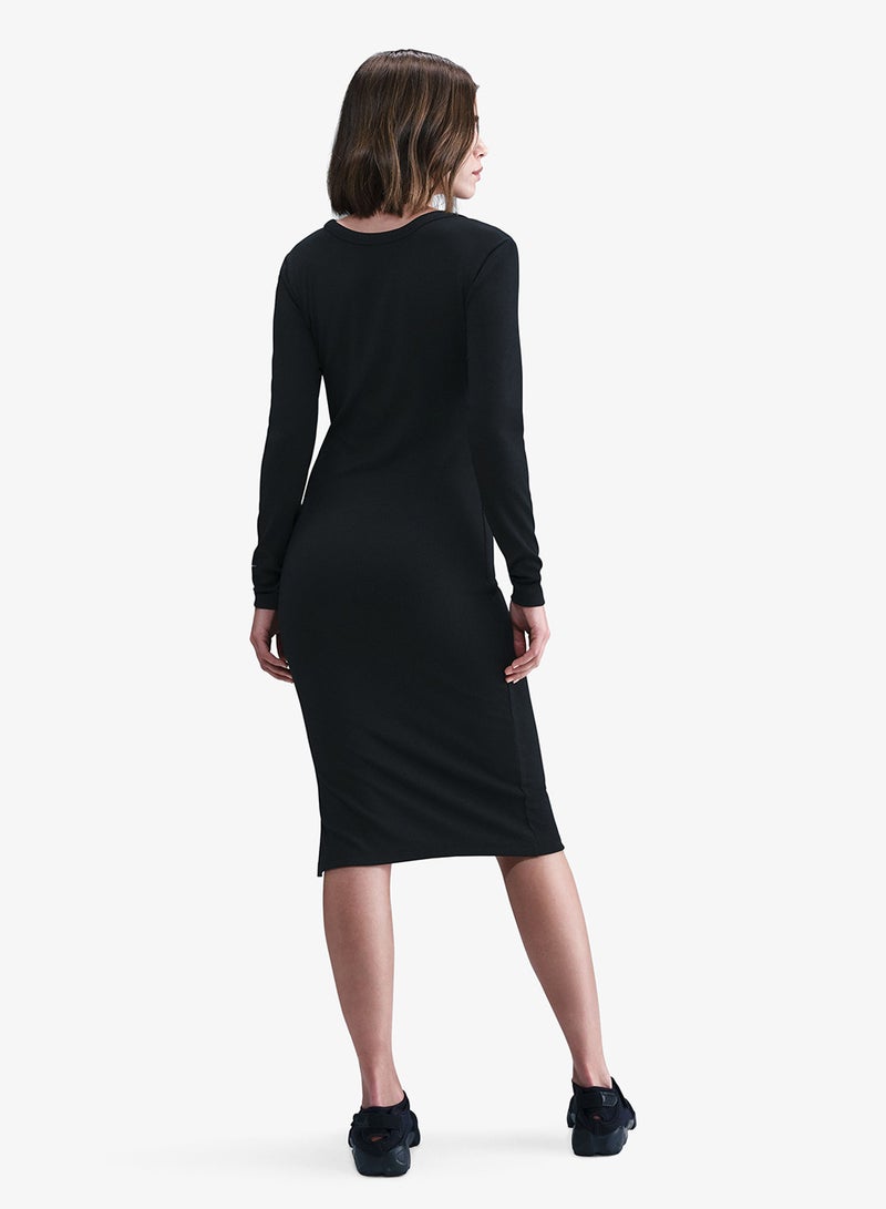 Nike Nsw Chill Knitted Midi Dress - Image 2