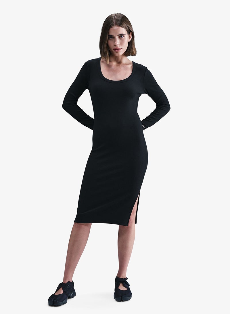 Nike Nsw Chill Knitted Midi Dress - Image 1