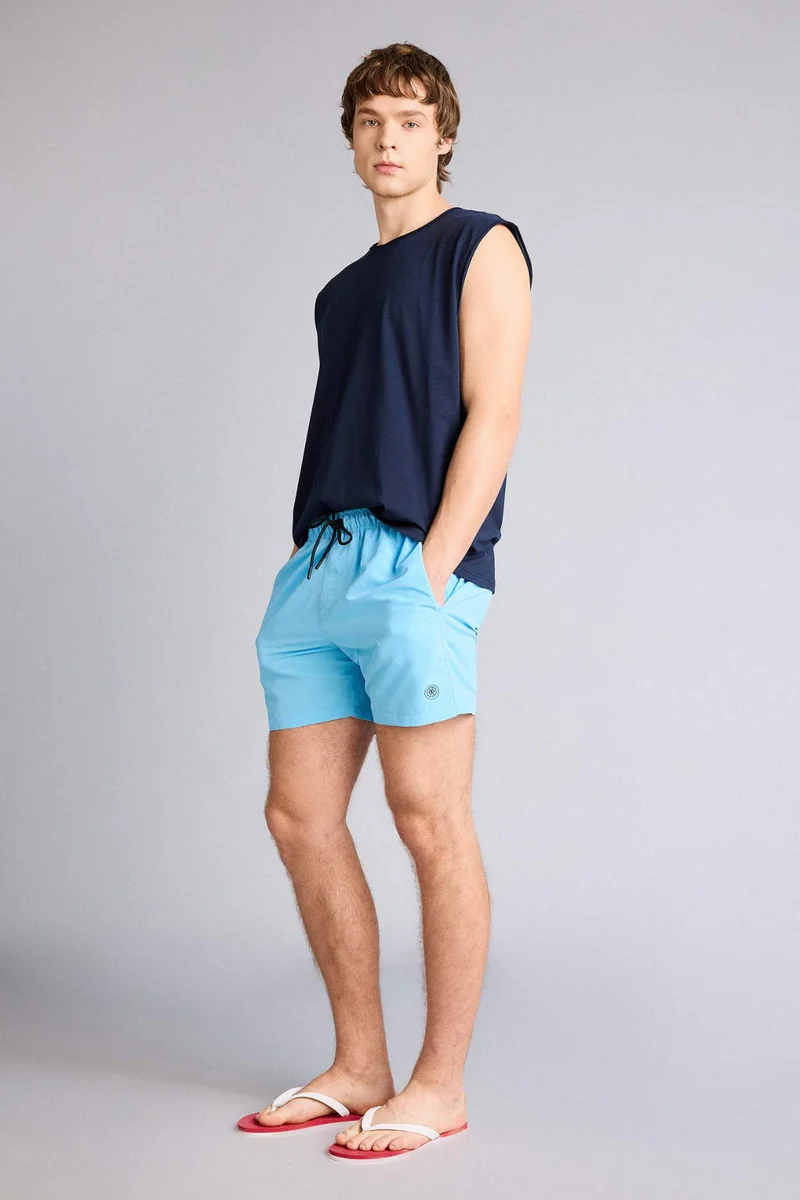 Defacto  Mesh Lined Short Swim Shorts for Men | Best Price UAE