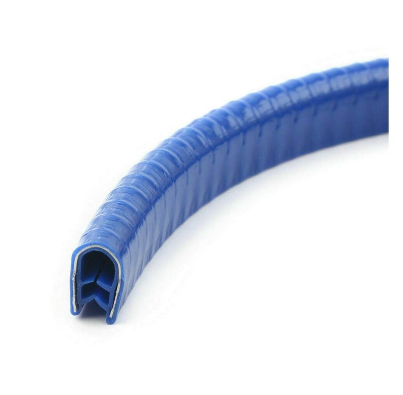 PRIKNIK Car U Shape Edge Trim Rubber Strip Seal Protector Car Door Edge Guards (16 ft/5 m) Compatible with Cars (Blue, 16 ft) - Image 3