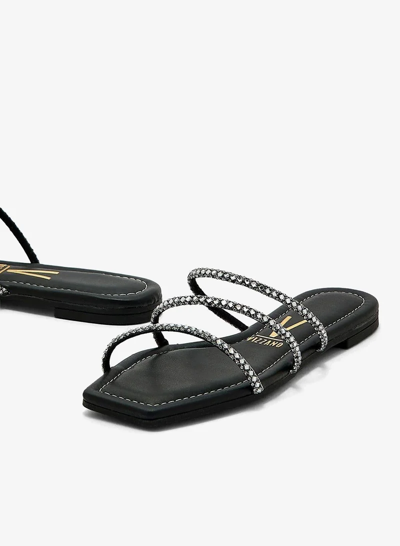 VIZZANO Black Block Heel Sandals for Women – Stylish Ladies Heels Sandals for Everyday Wear for Women | Best Price UAE