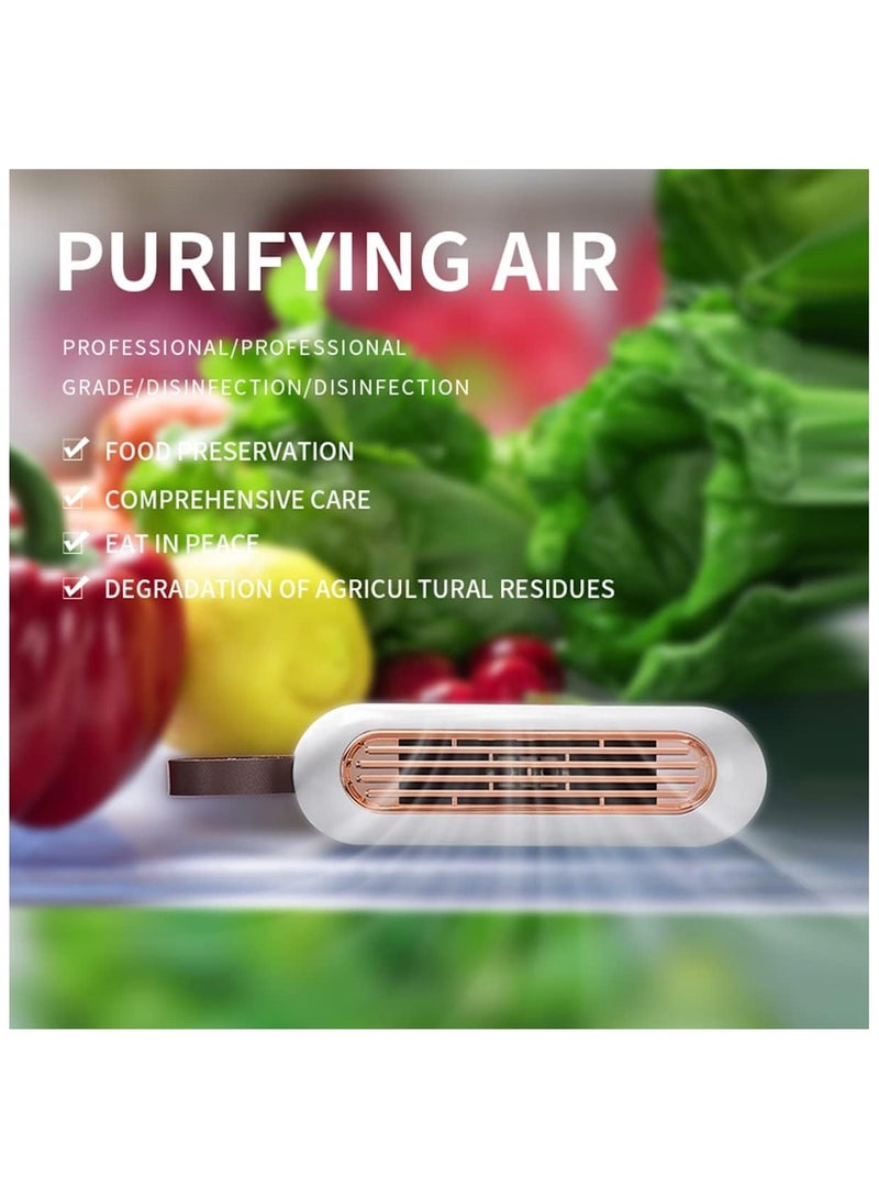 Fridge Deodorizer, Portable Type-C USB Rechargeable Reusable Refrigerator Odor Eliminator for Fridge, Car, Closet, Wardrobe, Pet Areas - Long-Lasting Odor Control, Better Than Baking Soda & Charcoal Bags - Image 2