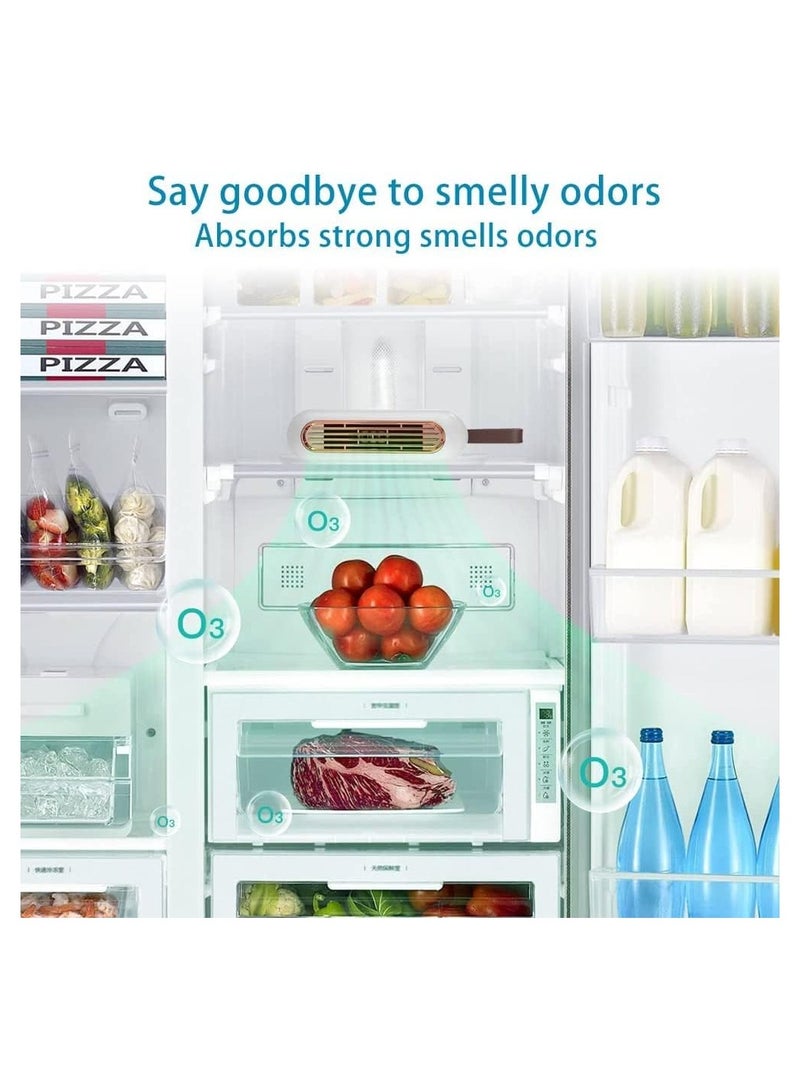Fridge Deodorizer, Portable Type-C USB Rechargeable Reusable Refrigerator Odor Eliminator for Fridge, Car, Closet, Wardrobe, Pet Areas - Long-Lasting Odor Control, Better Than Baking Soda & Charcoal Bags - Image 5