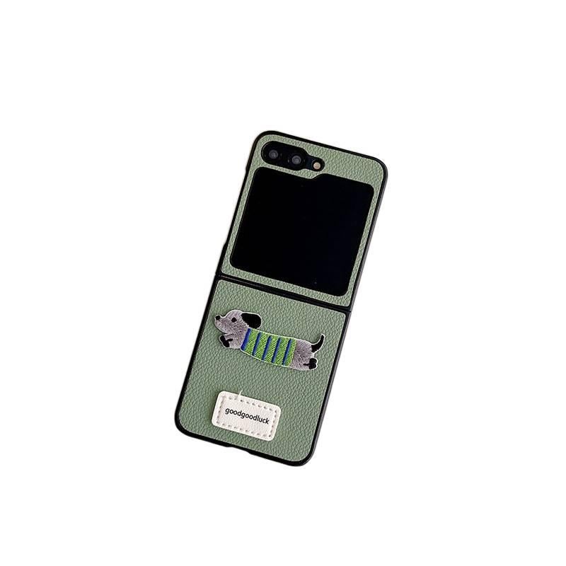 غطاء واقي | أخضر | حماية من السقوط | PC | مقاوم للصدمات لـ Samsung Galaxy Z Flip 5 - Image 1