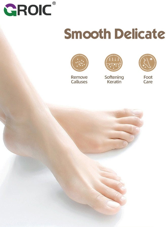 GROIC Electric Callus Remover for Feet with 3 Replaceable Heads - Callus Shaver Foot Filer Foot Grinder, Strong Adjustable Speed Foot Callus Remover Tool Foot Care Tool - Image 3