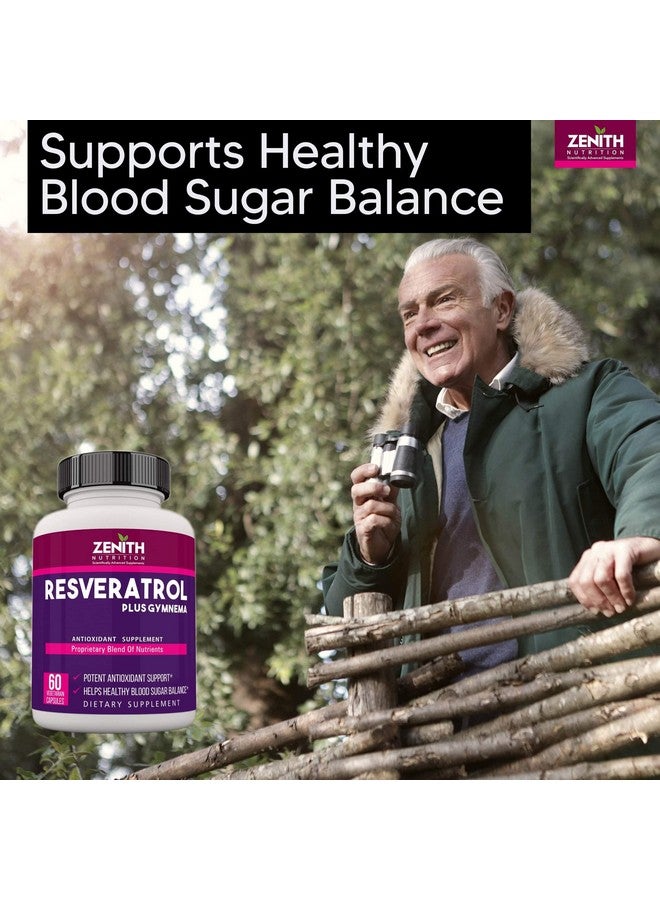 Zenith Nutrition Resveratrol Plus with Gymnema Sylvestre - 60 Capsules - Image 5