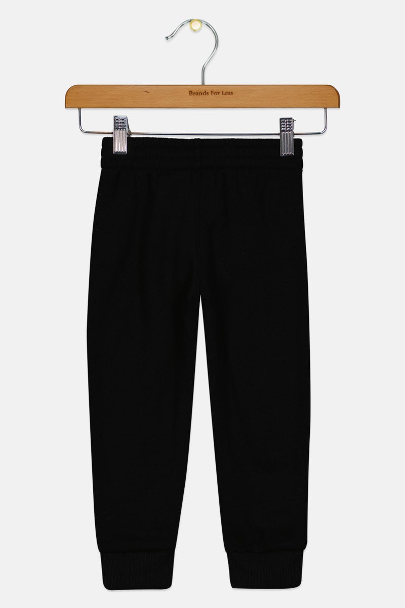 PUMA سروال رياضي للأطفال الأولاد مناسب للجري، أسود - Image 3