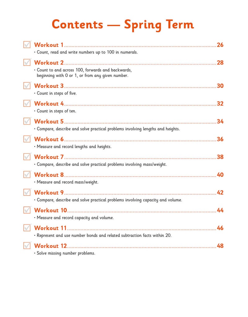 Ks1 Maths 10Minute Weekly Workouts Year 1 - Image 3