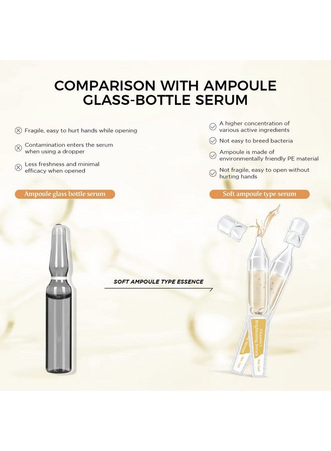 BACHERI Acheri Vitamin C Serum For Face With Hyaluronic Acid Glutathione Organic Aloe Vera Hydrating & Brightening Serum Dark Spot Remover Anti Aging Facial Serum 30 Ampoules - Image 5