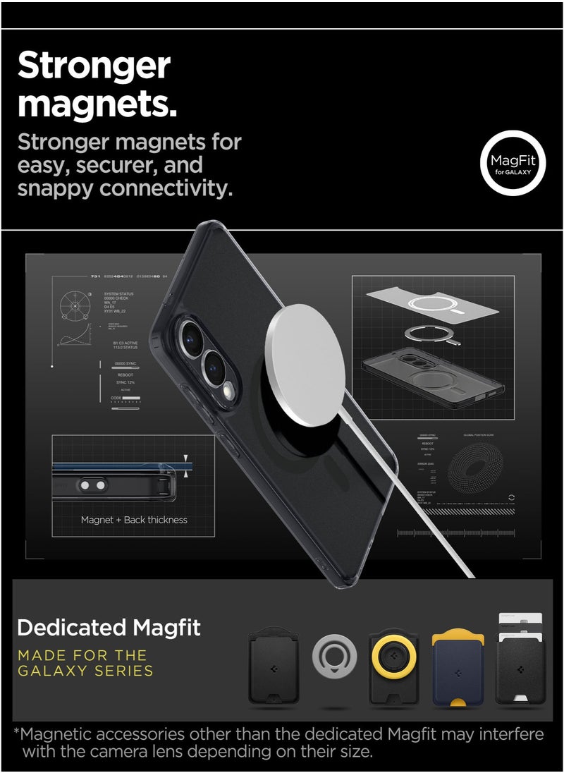 Ultra Hybrid MagFit for Samsung Galaxy S25 EDGE Case Cover with MagSafe (2025) - Frost Black