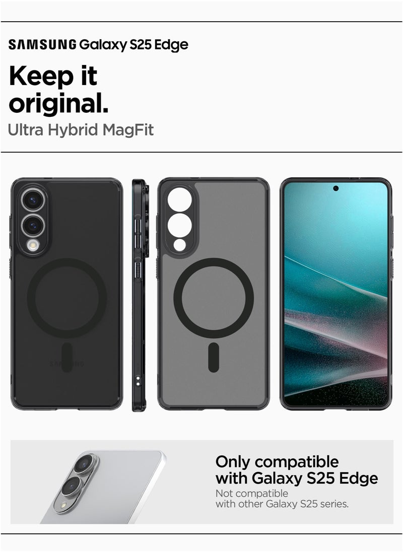 Ultra Hybrid MagFit for Samsung Galaxy S25 EDGE Case Cover with MagSafe (2025) - Frost Black