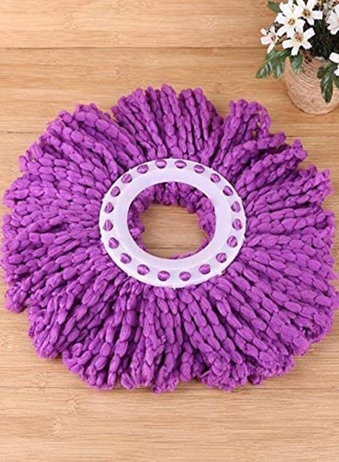 5 Pcs Microfiber Replacement Mop Head Spin 5-Pack, Refill Heads Universal for 360 Magic Mopping, Round Shape Standard Size - Image 2