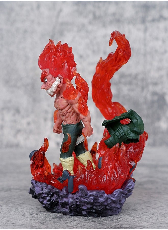 Naruto Naruto Might Guy Action Figure Decorative Resin Sculpture Home Decor Statue, Art Figurine Home Ornament Decoration for Office, Living Room, Bedroom, Book Shelf, TV Cabinet, Desktop  - Image 4