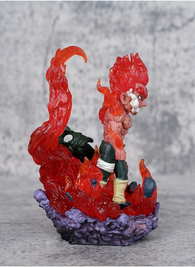 Naruto Naruto Might Guy Action Figure Decorative Resin Sculpture Home Decor Statue, Art Figurine Home Ornament Decoration for Office, Living Room, Bedroom, Book Shelf, TV Cabinet, Desktop  - Image 2
