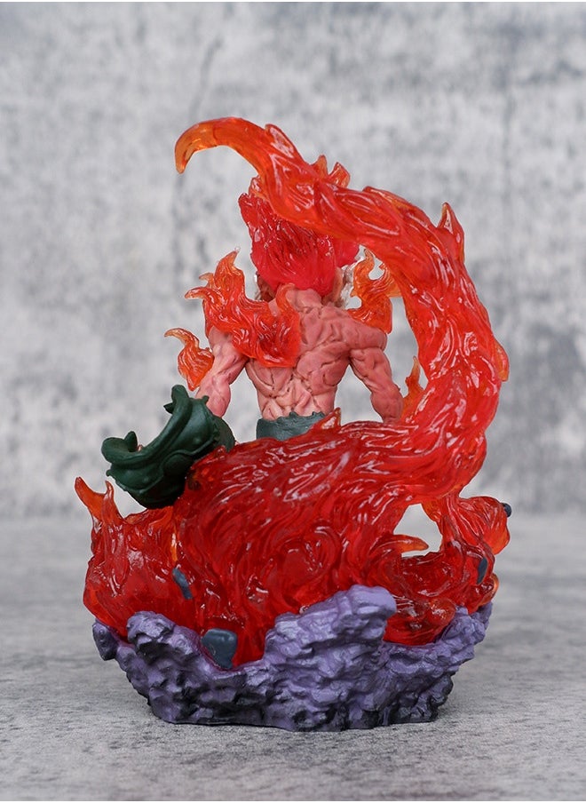 Naruto Naruto Might Guy Action Figure Decorative Resin Sculpture Home Decor Statue, Art Figurine Home Ornament Decoration for Office, Living Room, Bedroom, Book Shelf, TV Cabinet, Desktop  - Image 3