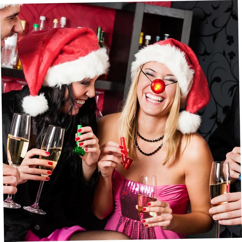 Luminous Red Clown Nose 3-Piece Set  red - Image 5