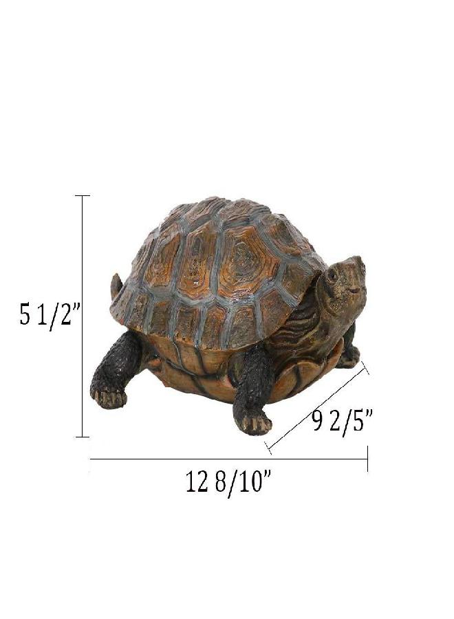 Roman Roman Garden - Pebble Turtle Statue, 6H, Garden Collection, Resin and Stone, Decorative, Garden Gift, Home Outdoor Decor, Durable, Long Lasting - Image 2