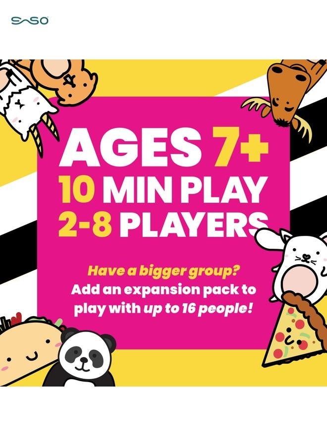 SparkSprout Taco Cat Goat Cheese Pizza Wildly Entertaining Card Game for Family and Group Game Night | Easy to Learn and Play with 10-15 Minute Rounds | Fun for Kids, Teens, Adults, and Families | 2-8 Players - Image 3