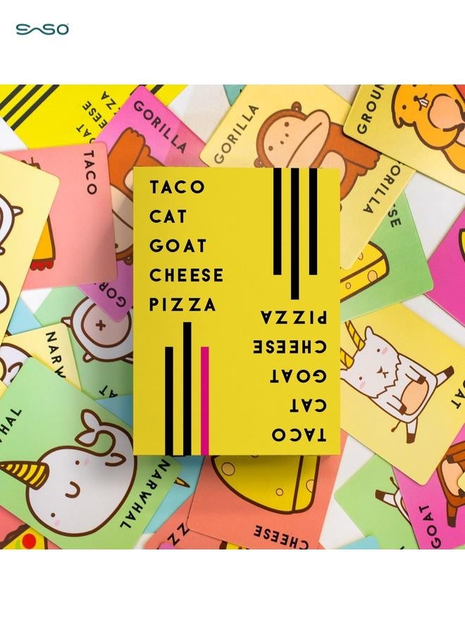 SparkSprout Taco Cat Goat Cheese Pizza Wildly Entertaining Card Game for Family and Group Game Night | Easy to Learn and Play with 10-15 Minute Rounds | Fun for Kids, Teens, Adults, and Families | 2-8 Players - Image 2