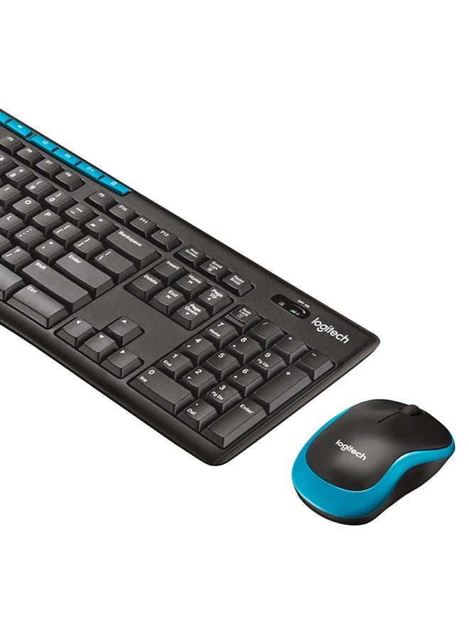 NIBEMINENT Wireless Desktop Keyboard Mouse Combo Black  - Image 4