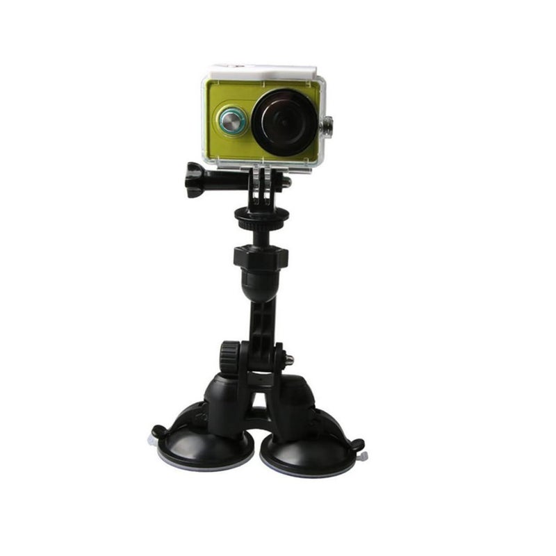 Lurrose Strong Double Cup Car Dash Cam Mount Easy Adhesive Installation Universal - Image 4
