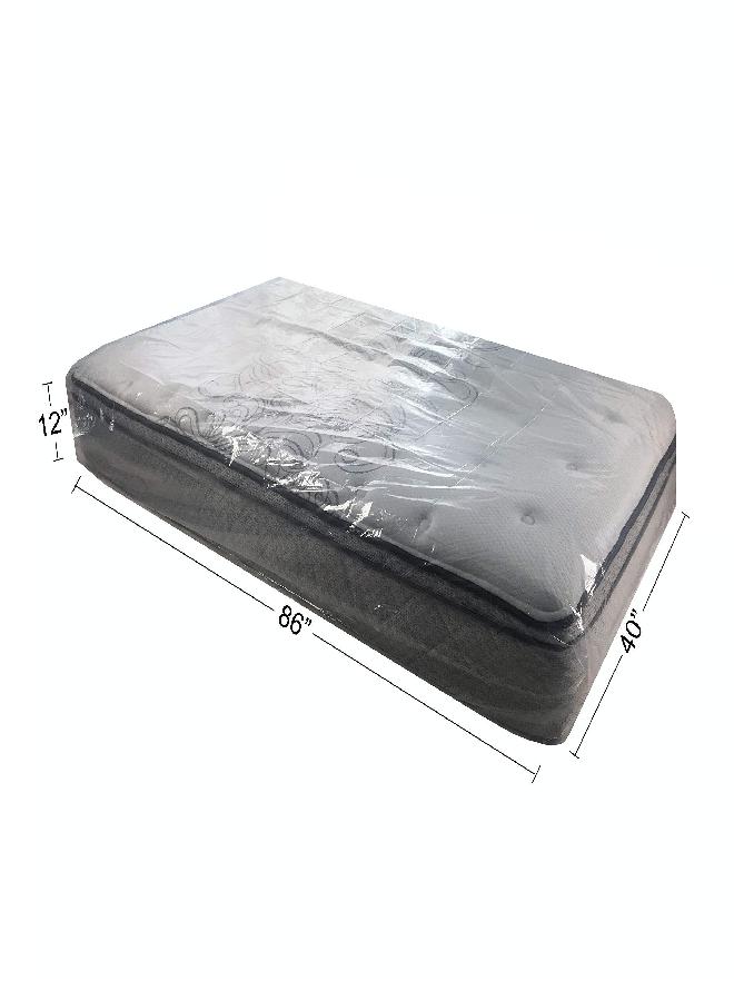 Uboxes أغطية نقل مرتبة توأم من يوبوكس، 4 عبوات - Image 2