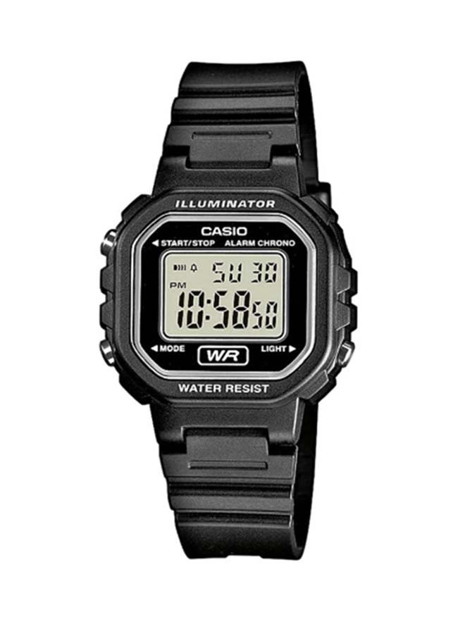 CASIO Women Classic Stainless Steel Digital Wrist Watch LA-20WH-1ADF - 33 mm - Black - Image 1