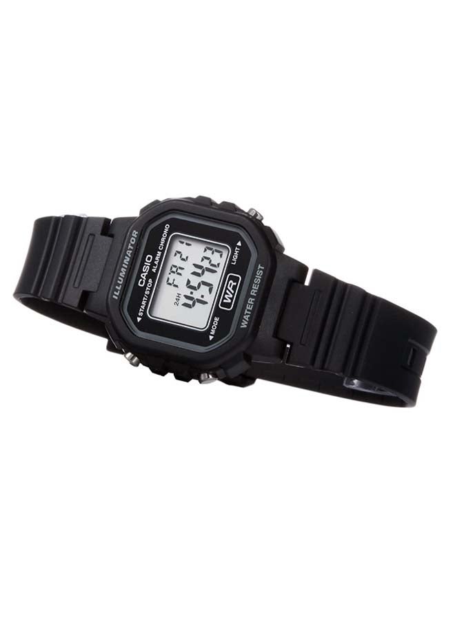 CASIO Women Classic Stainless Steel Digital Wrist Watch LA-20WH-1ADF - 33 mm - Black - Image 4