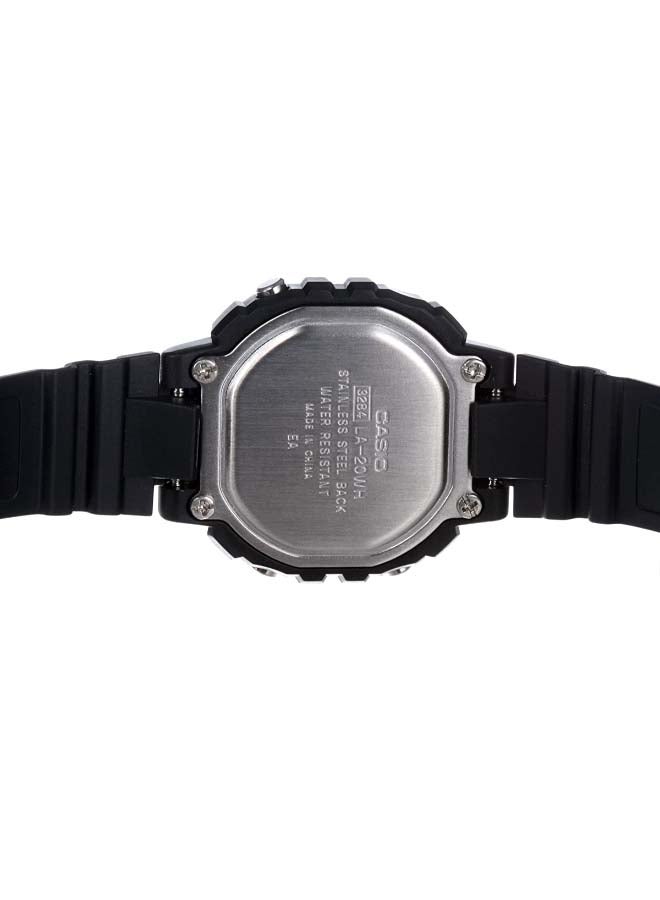 CASIO Women Classic Stainless Steel Digital Wrist Watch LA-20WH-1ADF - 33 mm - Black - Image 5