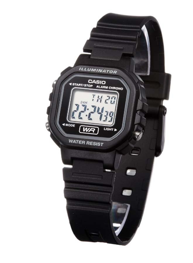 CASIO Women Classic Stainless Steel Digital Wrist Watch LA-20WH-1ADF - 33 mm - Black - Image 2