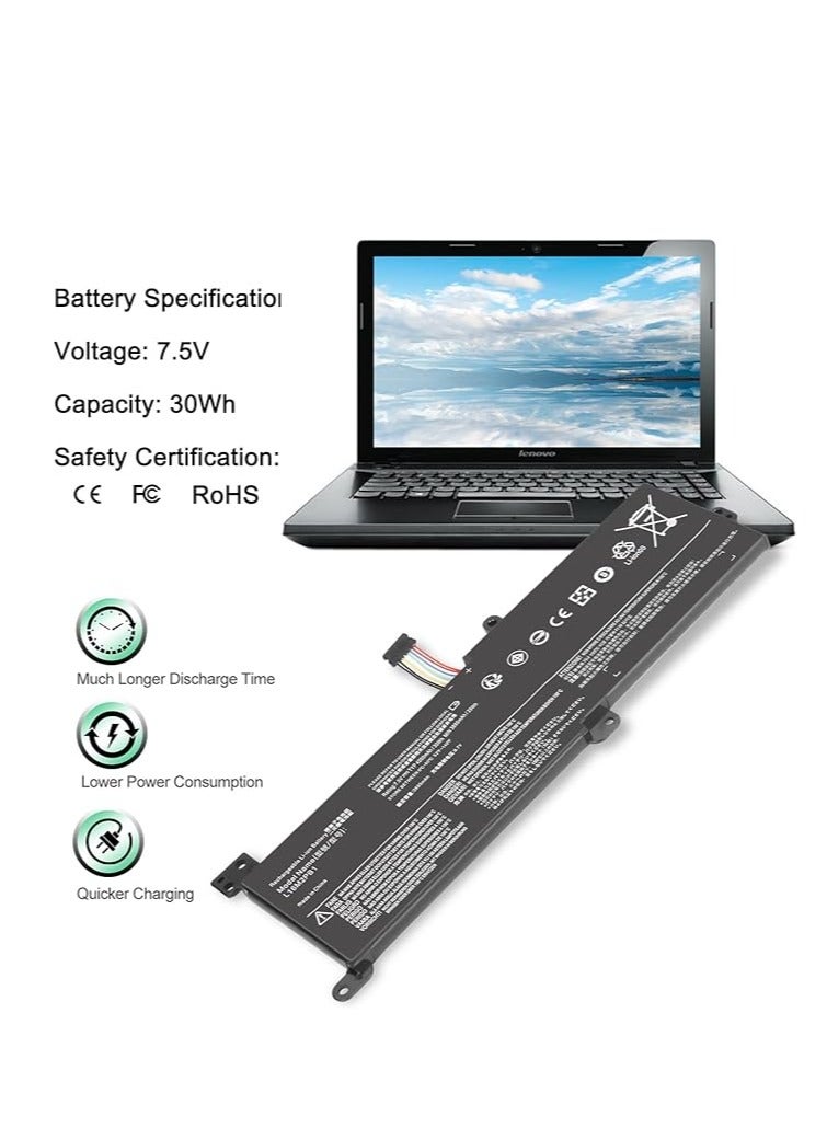 Terabyte بطارية بديلة L16M2PB1 L16M2PB2 L16C2PB2 L16L2PB2 L16L2PB3 لجهاز Lenovo IdeaPad 320-17IKB 320-14IKB 320-15IKB 320-15IAP 330-15IKB 320-14 5ISK 330-171KB V320-17IKB 320-17ISK 320-15ABR 320-15AST V145-15AST - Image 3