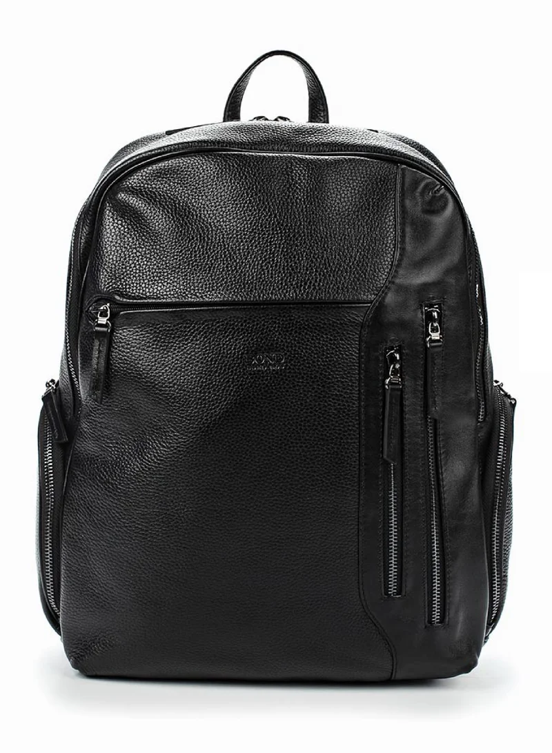 Trucare Bond Leather Backpack Black - 1094