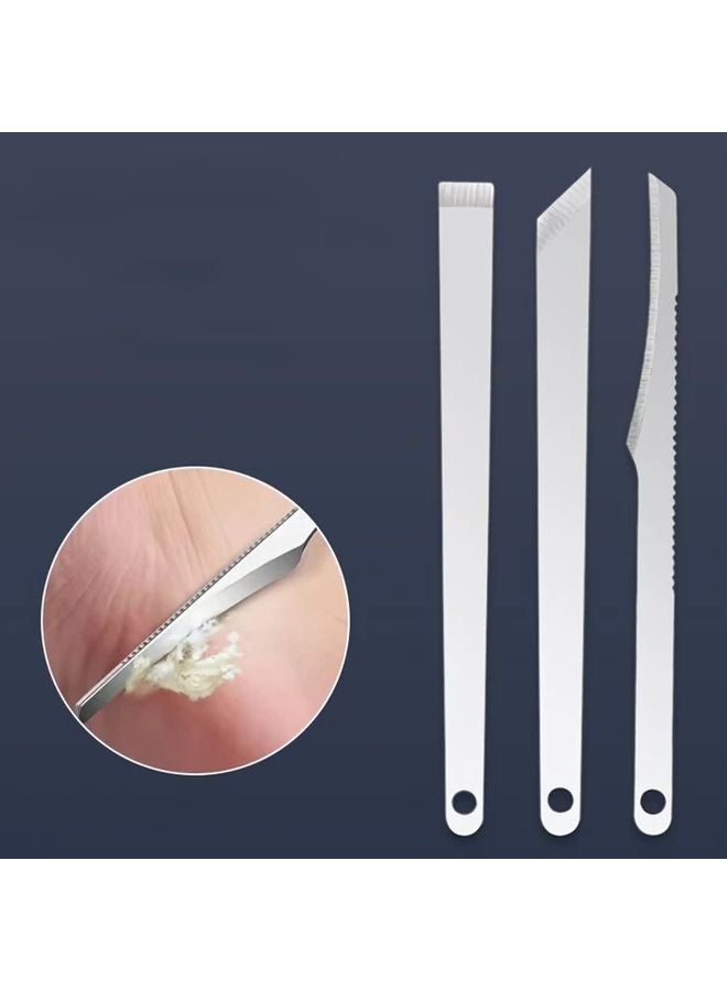 3pcs Foot Repair Tool Set For Nail And Keratin Care Durable Multi Functional Gift - Image 2