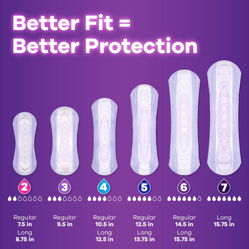 Always Discreet Incontinence Pads for Women and Postpartum Pads, Ultimate Extra Protect, 26 CT, up to 100% Bladder Leak Protection - Image 3