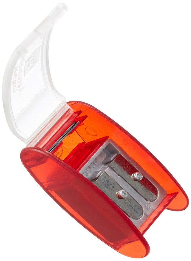 Kum AS2, Two Hole Automatic Long Point Pencil Sharpener, Mfg Part Number 1053021 (Extra lids not Included) - Image 2