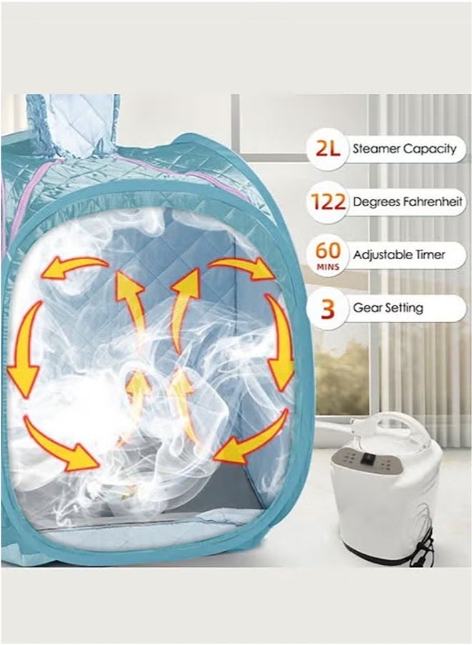 منزل الغابة ساونا، ساونا بخار، ساونا بعد، خيمة ساونا منزلية لصالة الألعاب الرياضية، اليوغا، البيلاتس، حوض استحمام ساخن - Image 3