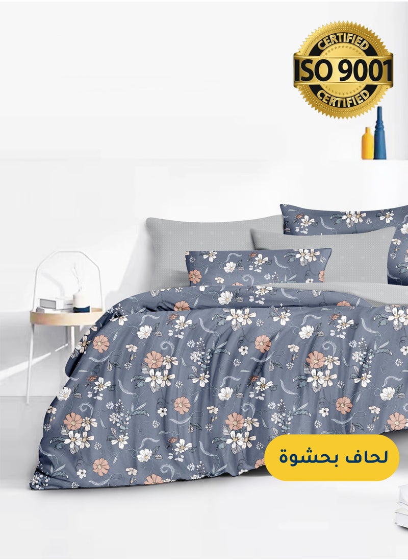 Microfiber Printed Comforter Sets, Fits 120 x 200 cm Single Size Bed, 4 Pcs, With Soft Filling, Celine Series - pzsku/Z64E01D92BD719A58D1ADZ/45/_/1710394279/2f20ef92-24c0-41cb-835e-b7be01eef9d3