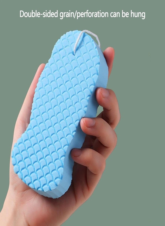 Labriciyon Blue Dead Skin Remover Sponge, Spa Scrub Exfoliator Dead Skin Remove, Skin Friendly Reusable Sponge, Sponge Bath Sponge, Ultra Soft Bath Body Shower Sponge, Exfoliator Dead Skin Remover - Image 5