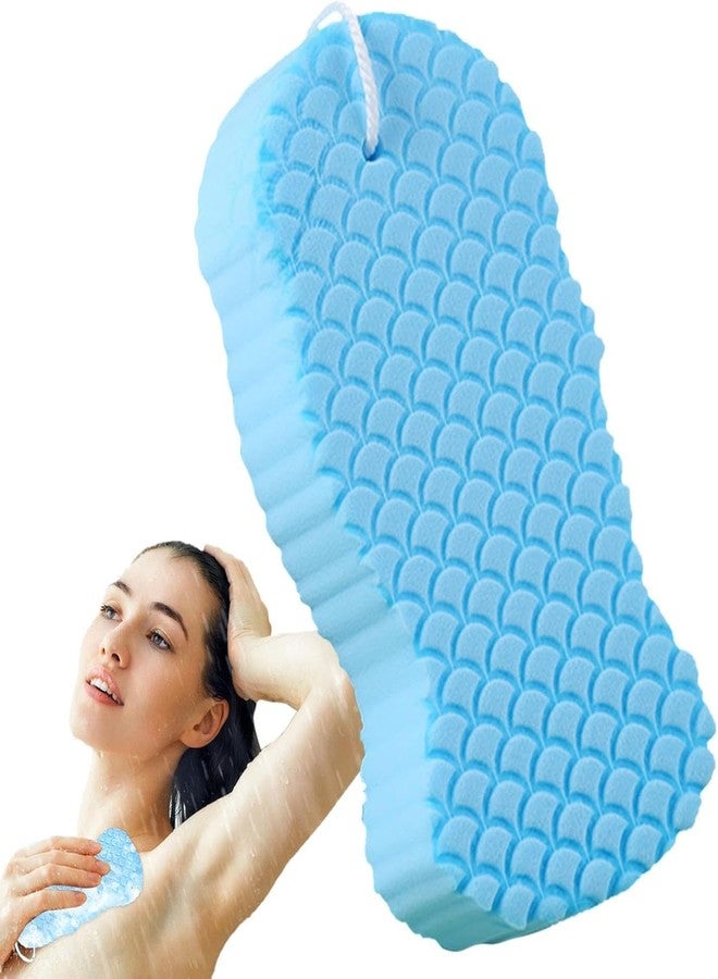 Labriciyon Blue Dead Skin Remover Sponge, Spa Scrub Exfoliator Dead Skin Remove, Skin Friendly Reusable Sponge, Sponge Bath Sponge, Ultra Soft Bath Body Shower Sponge, Exfoliator Dead Skin Remover - Image 1