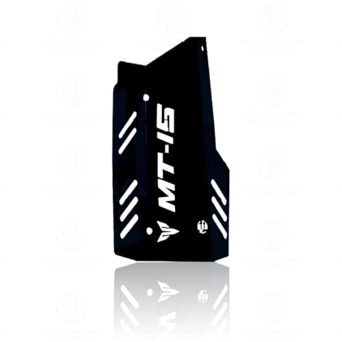 MOTO GENIUS Stainless Steel Exhaust Cover Silencer Protector for MT 15 | Premium Exhaust Heat Shield Protector for Enhanced Durability and Style | Easy Installation (Black) - Image 5