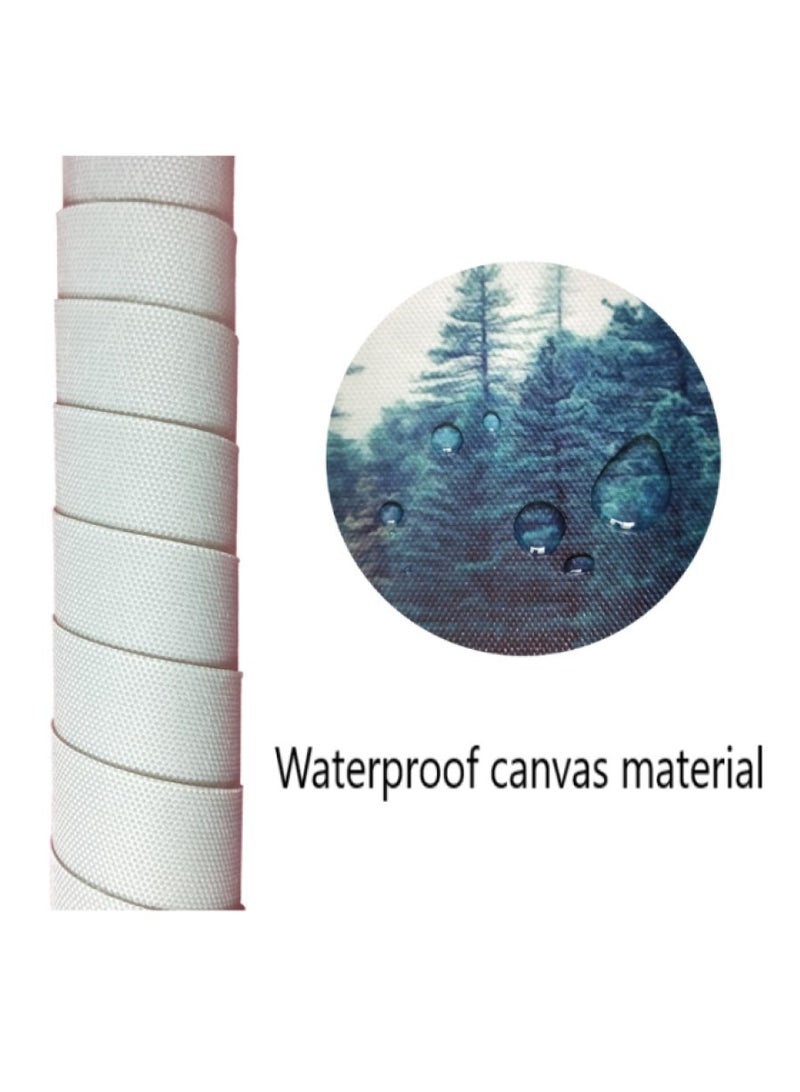 RATSAW Canvas Wall Art for Living Room Frameless Abstract Golden Cloud Paintings Artwork Wall Decor for Living Room Home Office Decorations 50X100cm - Image 5