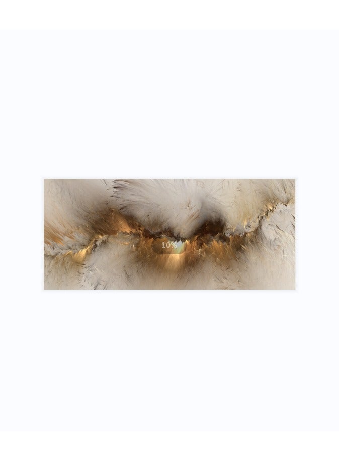 RATSAW Canvas Wall Art for Living Room Frameless Abstract Golden Cloud Paintings Artwork Wall Decor for Living Room Home Office Decorations 50X100cm - Image 2