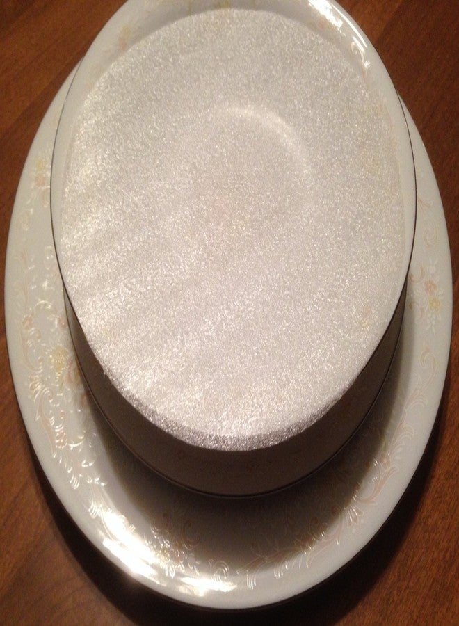 LAMINET Foam Plate Dividers - OPAQUE WHITE - (Set of 44) - 7" Diameter - Image 1