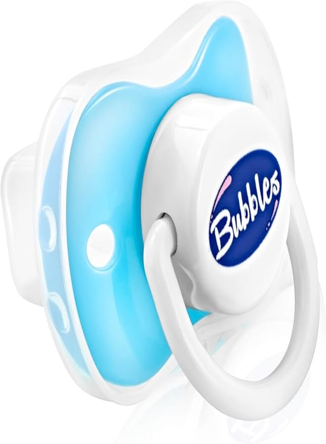 Bubbles pacifier 9-12M Blue