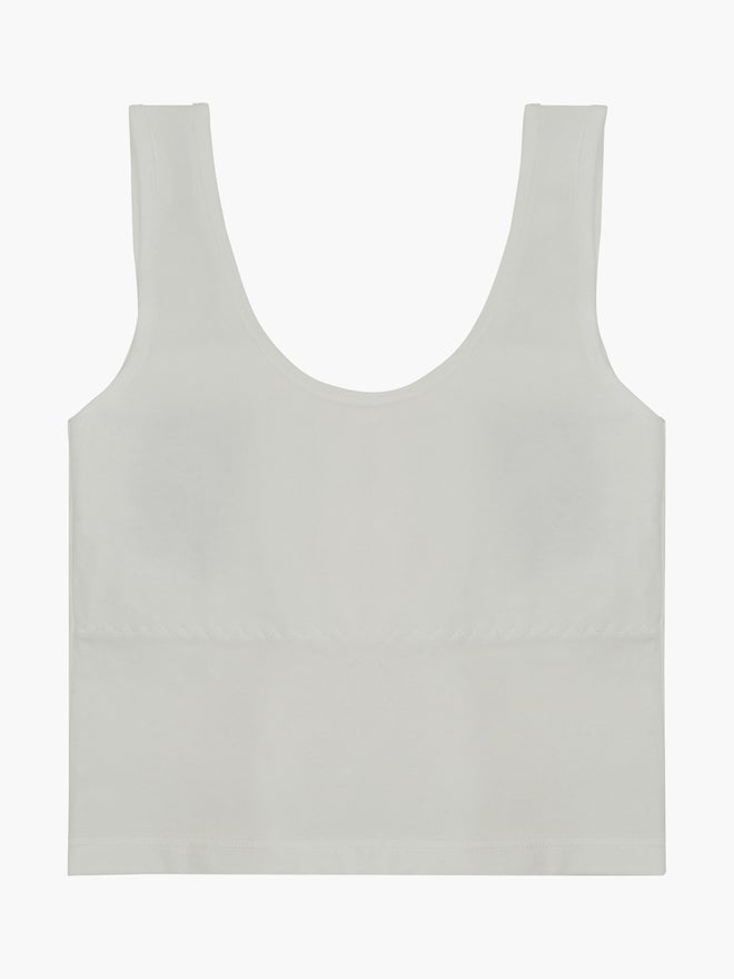 Styli Girls White Cotton Cami - Image 1