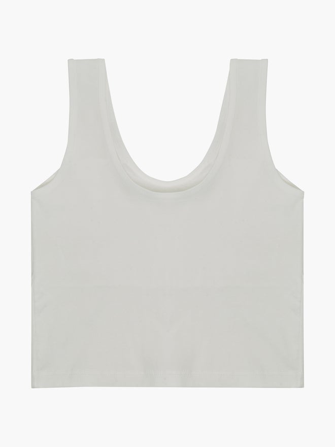 Styli Girls White Cotton Cami - Image 3
