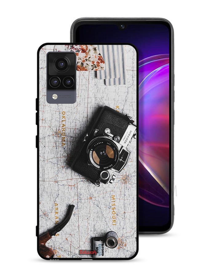 Tolwak Vivo V21 Protective Case Cover Vintage Camera - Image 1